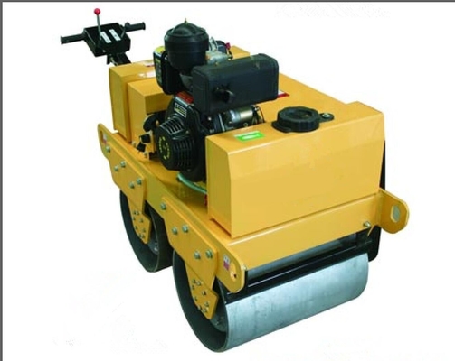 Dwustronny bębnowy walec hydrauliczny Walec drogowy Żeliwo / Materiał stalowy 600 kg
