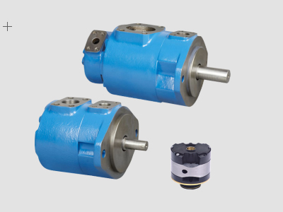 20 V, 25 V, 35 V, 45 V, VQ SQP Pojedyncza hydrauliczna pompa łopatkowa Vickers